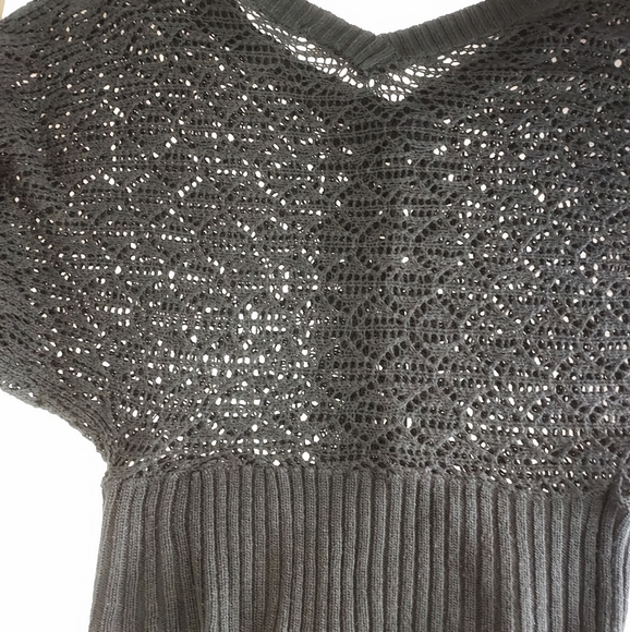 twentyone Whimsygoth Witchy Tie Front Crop Top One Size - Picture 5 of 8